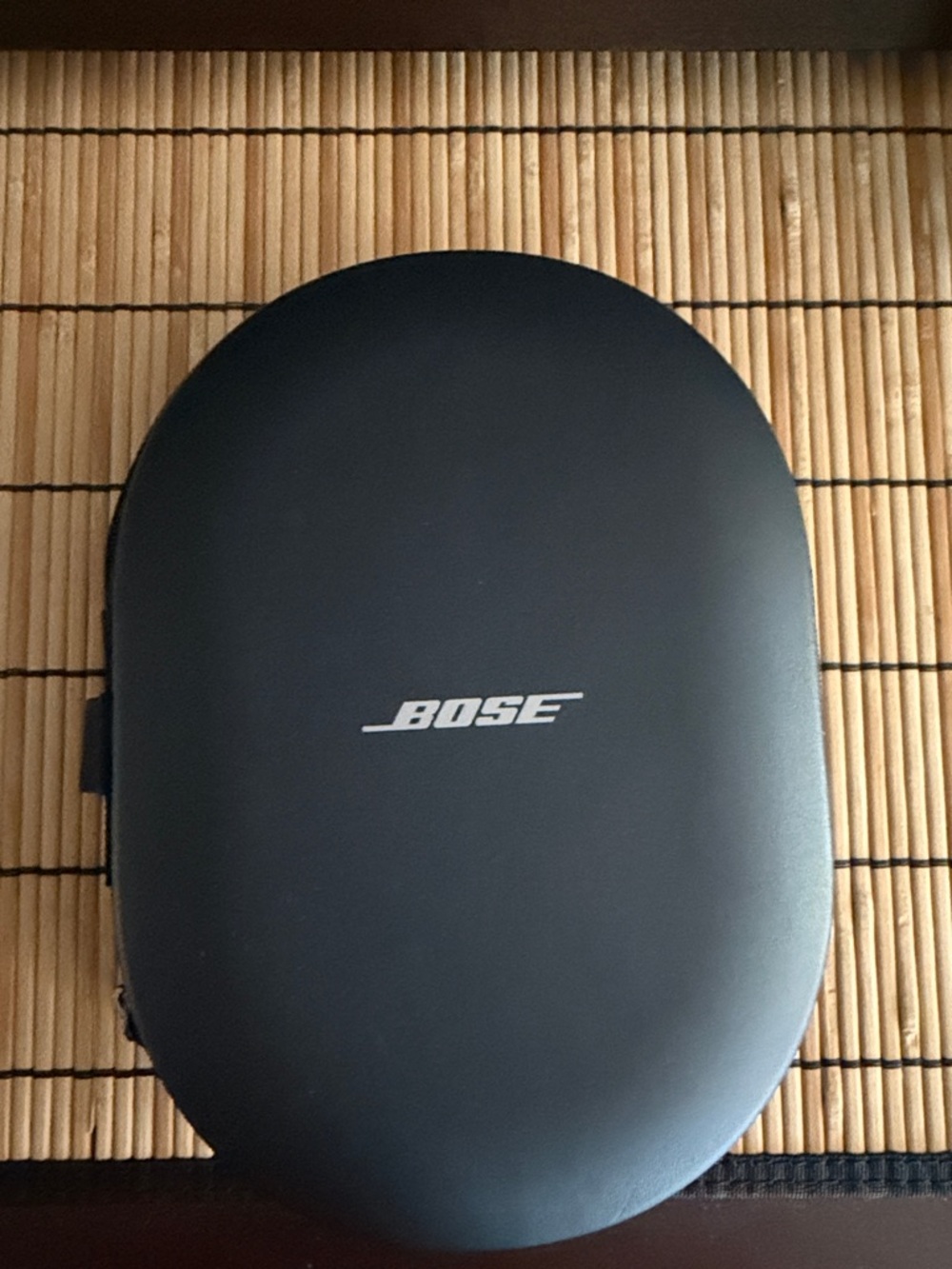 Bose Black and Silver Logo Hard Shell Headphone Case